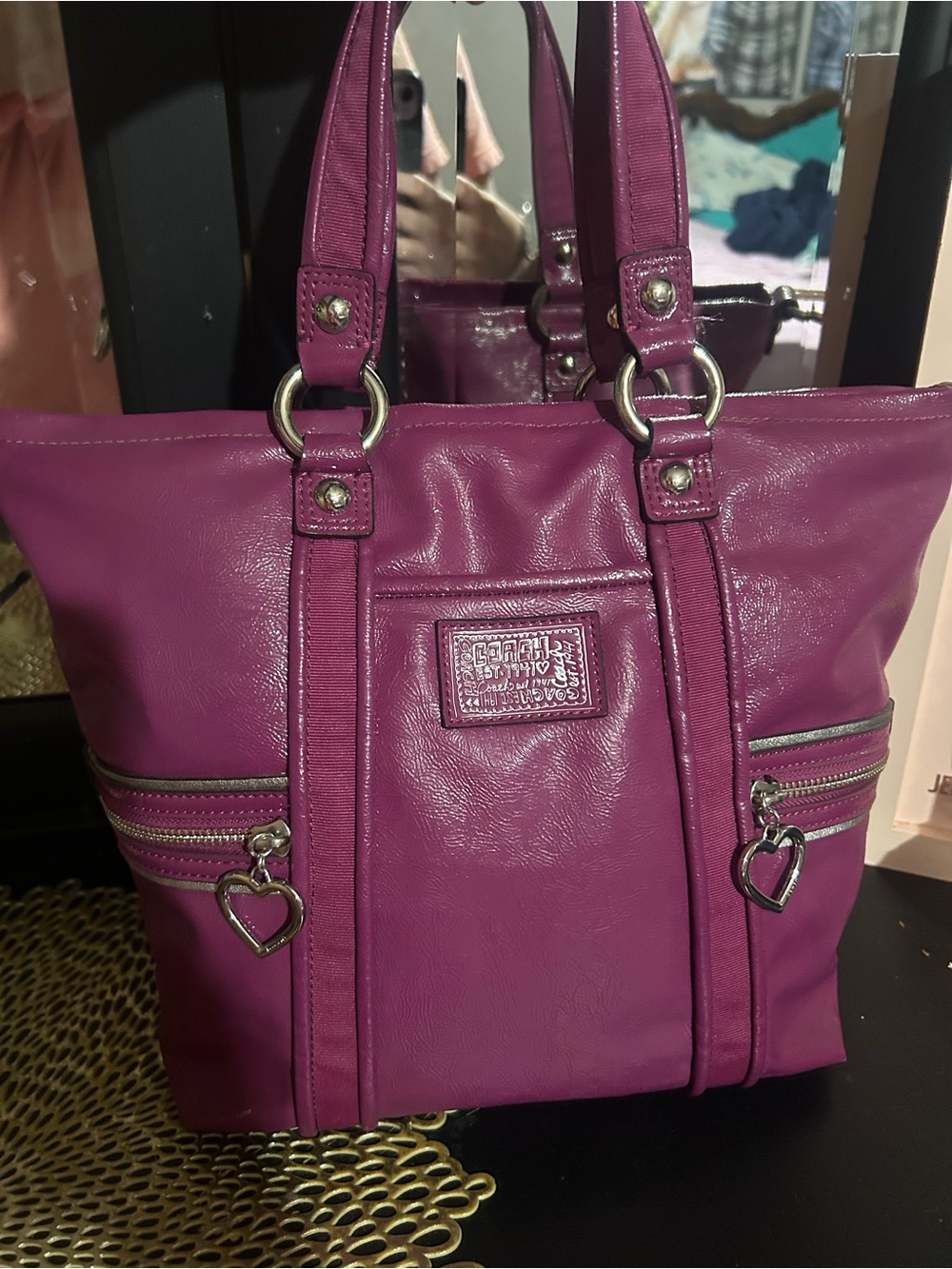 Coach Poppy Daisy gloss tote 2012